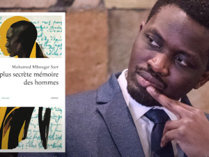 Author Mohamed Mbougar Sarr and his book 