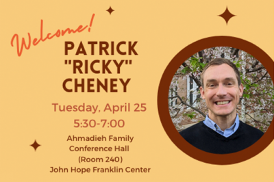 Welcome reception for Patrick "Ricky" Cheney